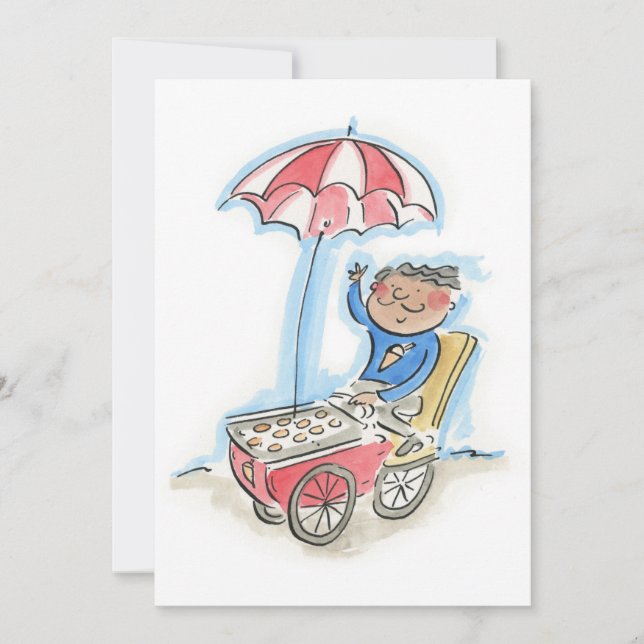 Ice Creams Invitation (Front)