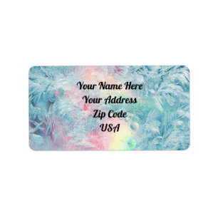 Ice Crystals Label