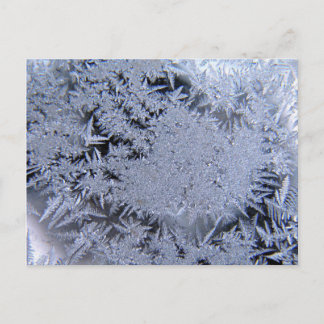 Ice crystals postcard
