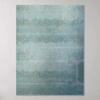 Ice Crystals V Silver Foil Print