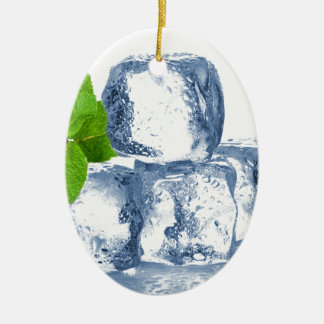 Ice cube cool yourself ceramic tree decoration