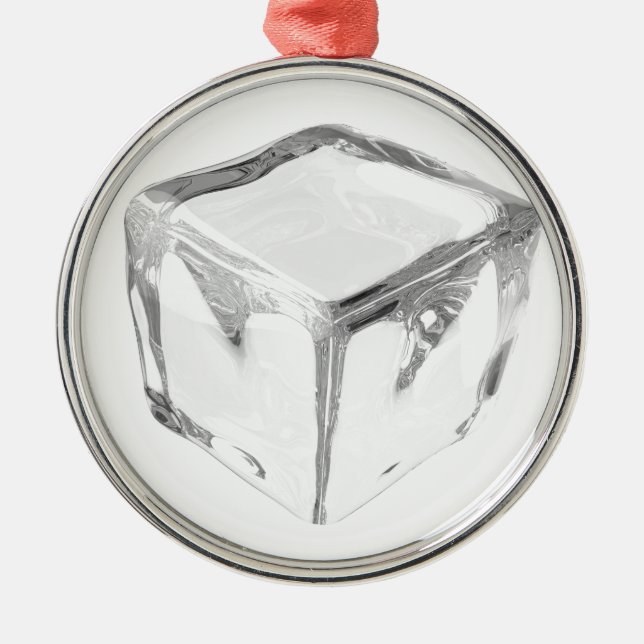 Ice cube metal tree decoration (Front)