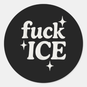 Ice Deportation Protest Immigration Activist For I Classic Round Sticker