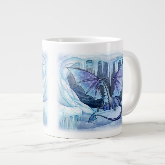 Ice Dragon Jumbo Mug (Front Right)