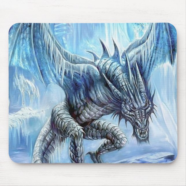 Ice Dragon Mousepad (Front)