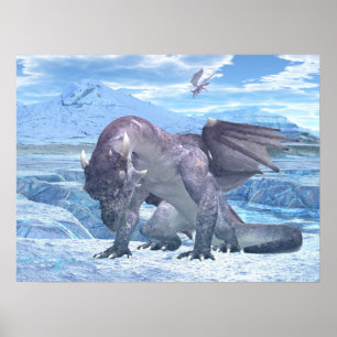 Ice Dragon Poster