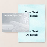 Ice Edge Polar Bear - Season's Greetings