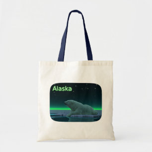 Ice Edge Polar Bear Tote Bag