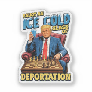 ICE Enjoy an Ice Cold Glass of Deportation Funny T