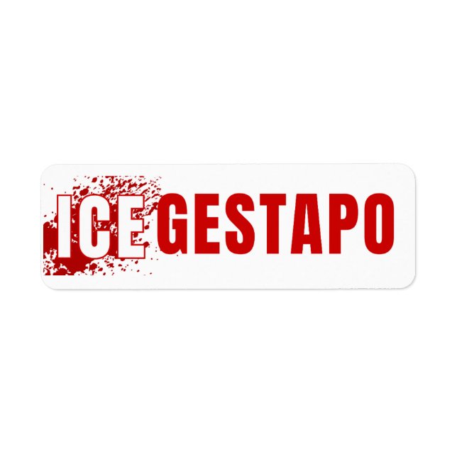 ICE Equals Gestapo Anti Trump (Front)