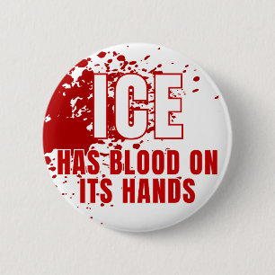 ICE Equals Gestapo Anti Trump 6 Cm Round Badge