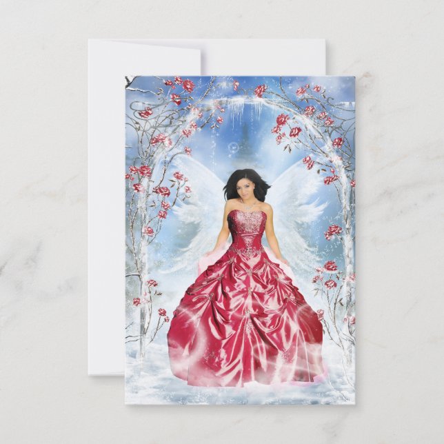Ice Fairy Thank You Card (Front)