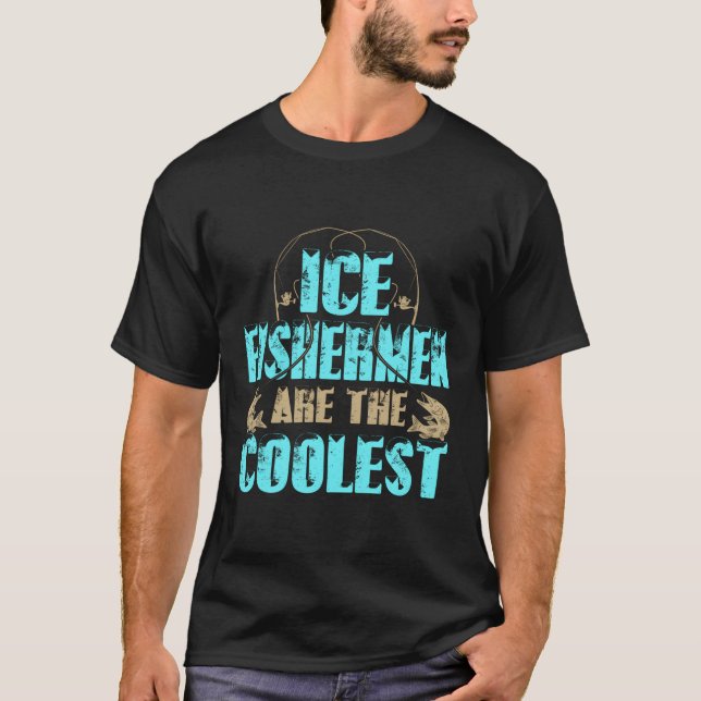 Ice Fishermen Funny Fishing Long Sleeve Shirts For (Front)