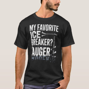 Ice Fishing Lover Catching Fish Fisher T-Shirt