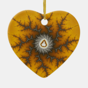 Ice Flake Fractal Christmas Ornament