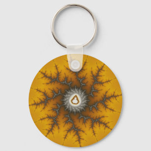 Ice Flake - Fractal Key Ring