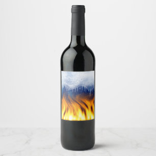 Ice & Flame Wine Label