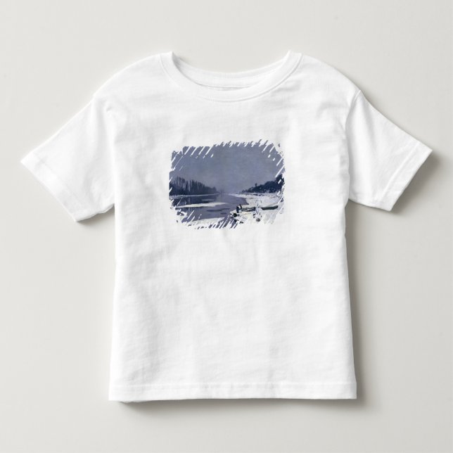 Ice floes on the Seine at Bougival, c.1867-68 Toddler T-Shirt (Front)