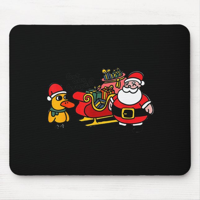 Ice Fresh Lemonade Got Any Gs Duck Funny Christmas Mouse Pad (Front)