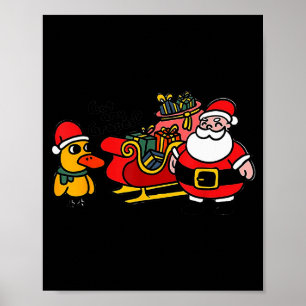 Ice Fresh Lemonade Got Any Gs Duck Funny Christmas Poster