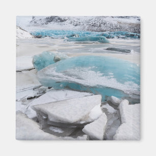 Ice Glacial Formations In Winter Magnet