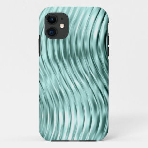 Ice Green Curved Glass Print iPhone 5 Case-Mate Case