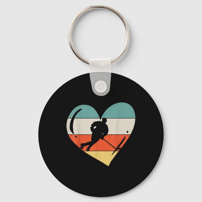 Ice Hockey _4  Key Ring (Front)