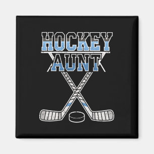 Ice Hockey Aunt Proud Auntie Of Player Goalie Spor Magnet