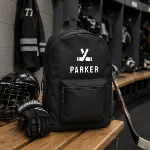 Ice Hockey Backpack Custom Player Name Kit Bag