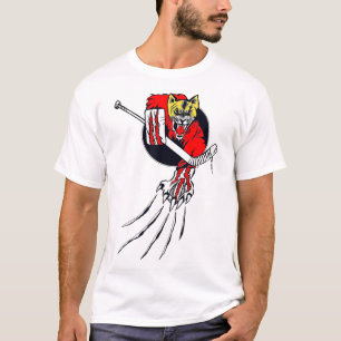 Ice Hockey Beast Goalie Cat Goaltender Men Women K T-Shirt