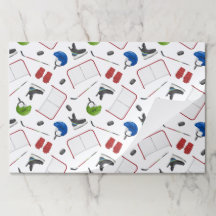 Ice Hockey Birthday Party Paper Placemats
