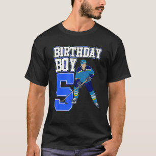 Ice Hockey Boy 5th Birthday Sport  Player Coach Gr T-Shirt