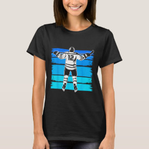 Ice Hockey Boys Number 12 12th Birthday 12 Year Ol T-Shirt