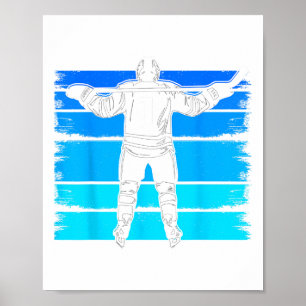 Ice Hockey Boys Number 1 1st Birthday 1 Year Old H Poster
