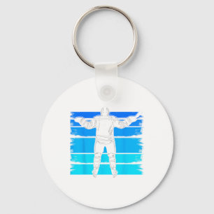 Ice Hockey Boys Number 2 2nd Birthday 2 Year Old H Key Ring