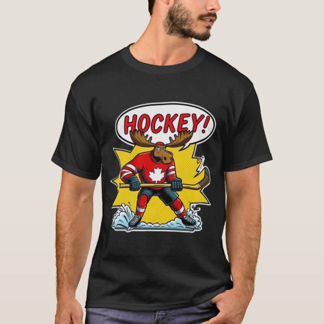 ICE HOCKEY-CANADA 6 T-Shirt (Front)