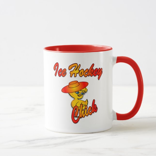 Ice Hockey Chick #5 Mug (Right)