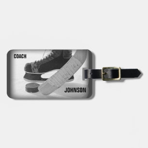 Ice Hockey Coach Thank You Luggage Tag