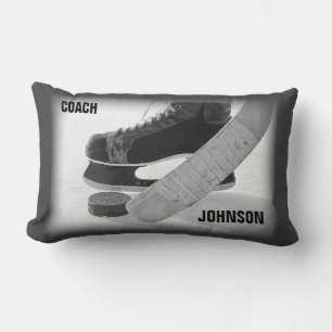 Ice Hockey Coach Thank You Lumbar Cushion
