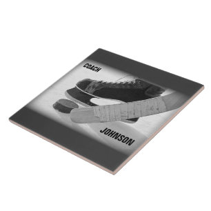 Ice Hockey Coach Thank You Tile