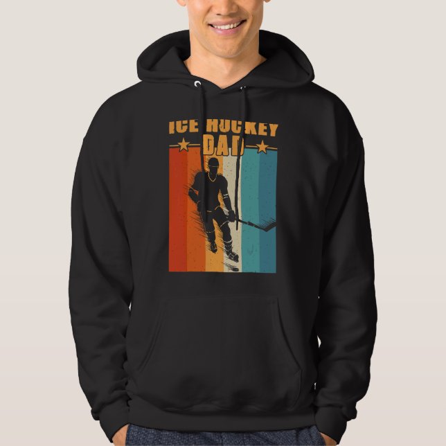 Ice Hockey Dad Hoodie (Front)