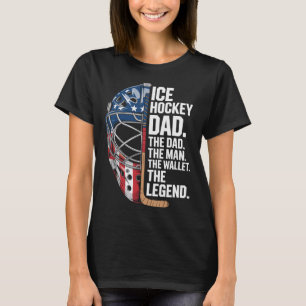 Ice Hockey Dad The Man The Wallet T-Shirt