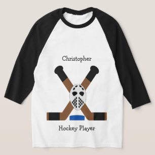 Ice Hockey Design Personalised T-Shirt