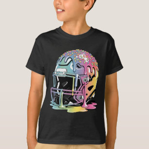 Ice Hockey Drip Boys Youth Goalie Hockey Ice Cream T-Shirt