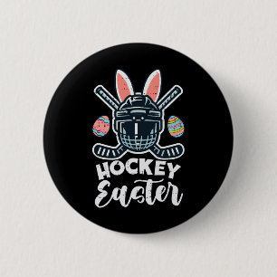 Ice Hockey Easter Helmet Puck Sports Men Boys Kids 6 Cm Round Badge