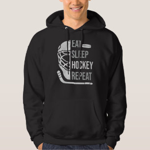 Ice Hockey Eat Sleep Hockey Repeat Hockey Playe Hoodie
