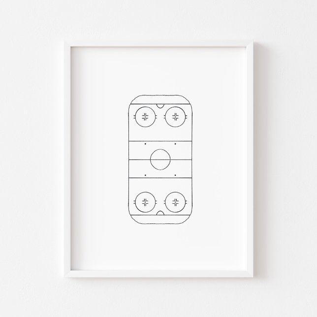 Ice hockey field wall art (Creator Uploaded)