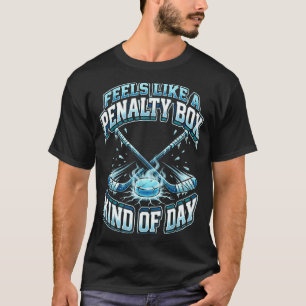 Ice Hockey Funny Feels Like A Penalty Box Kind Of T-Shirt