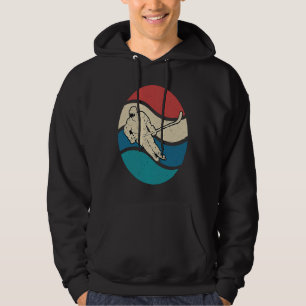 Ice Hockey Funny Ice Hockey Frisbee Lover Retro Vi Hoodie