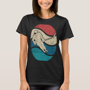 Ice Hockey Funny Ice Hockey Frisbee Lover Retro Vi T-Shirt